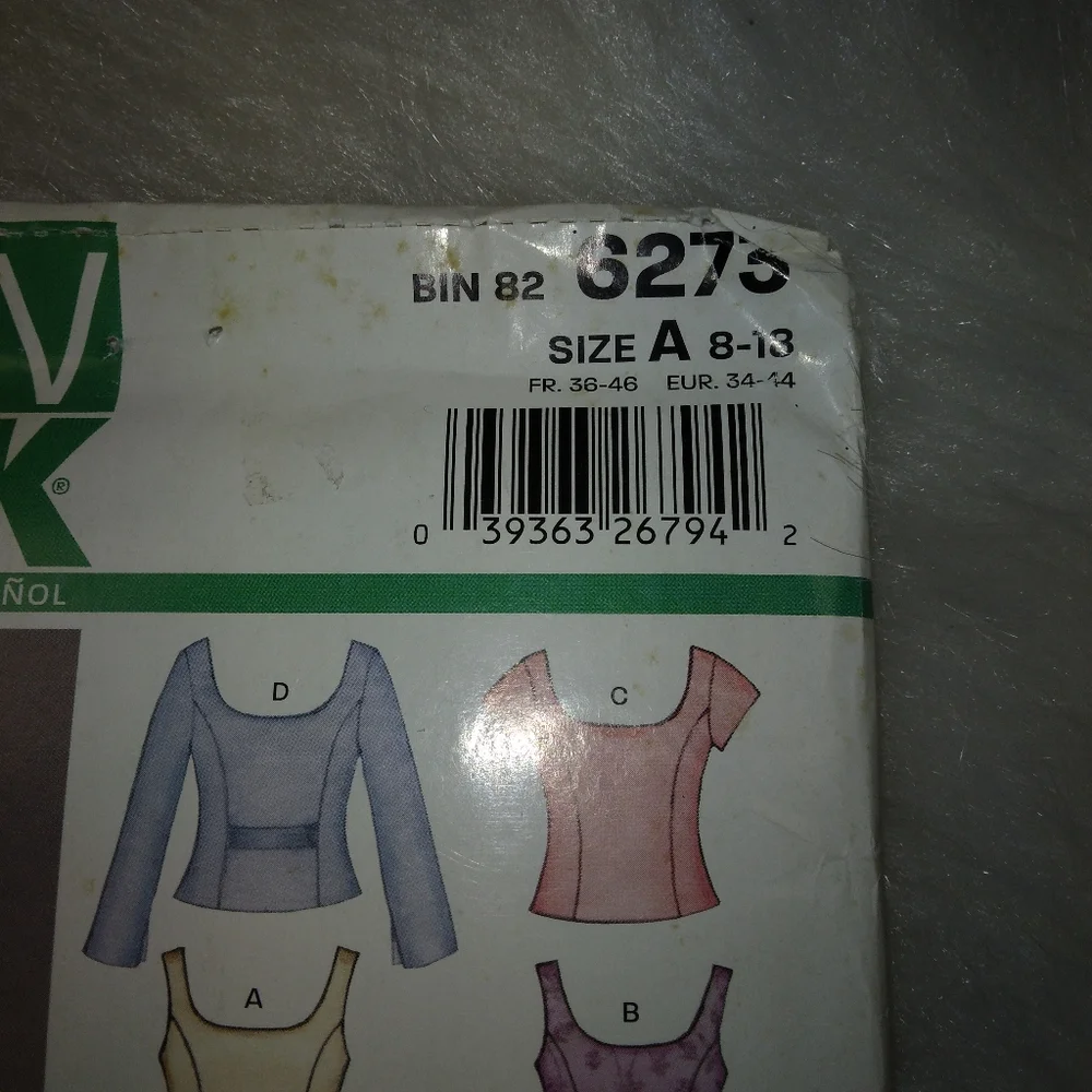 NEW LOOK 6273 Sz 8-18 Misses Two Piece Formal With Variations